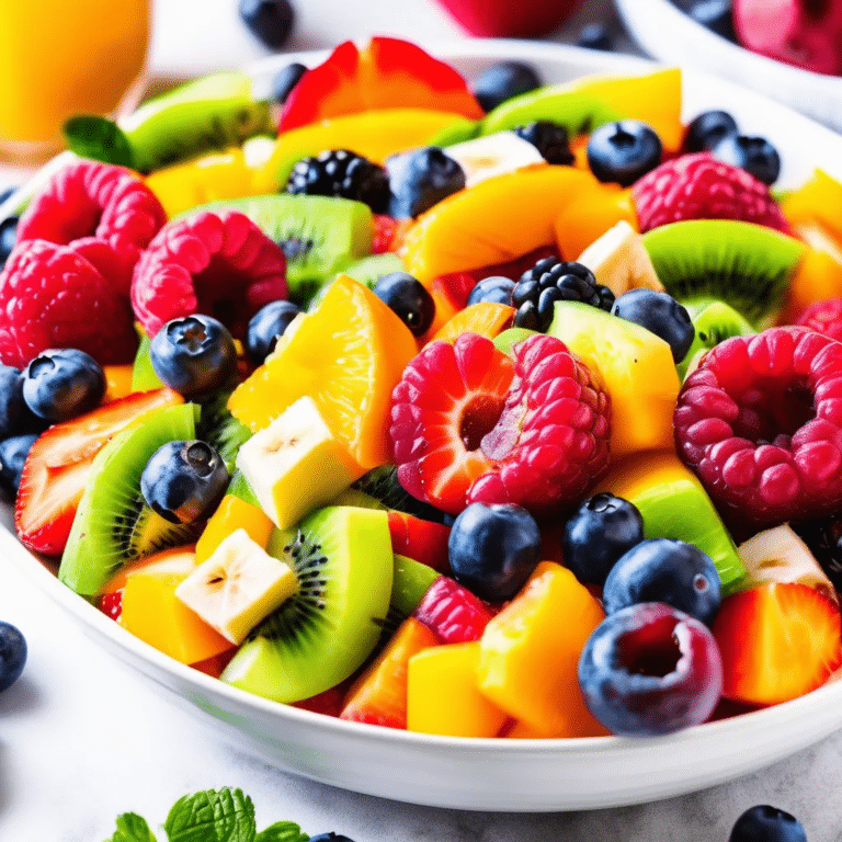 Rainbow Fruit Salad
