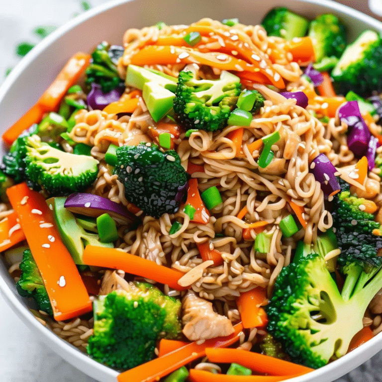 Ramen Chicken Stir Fry