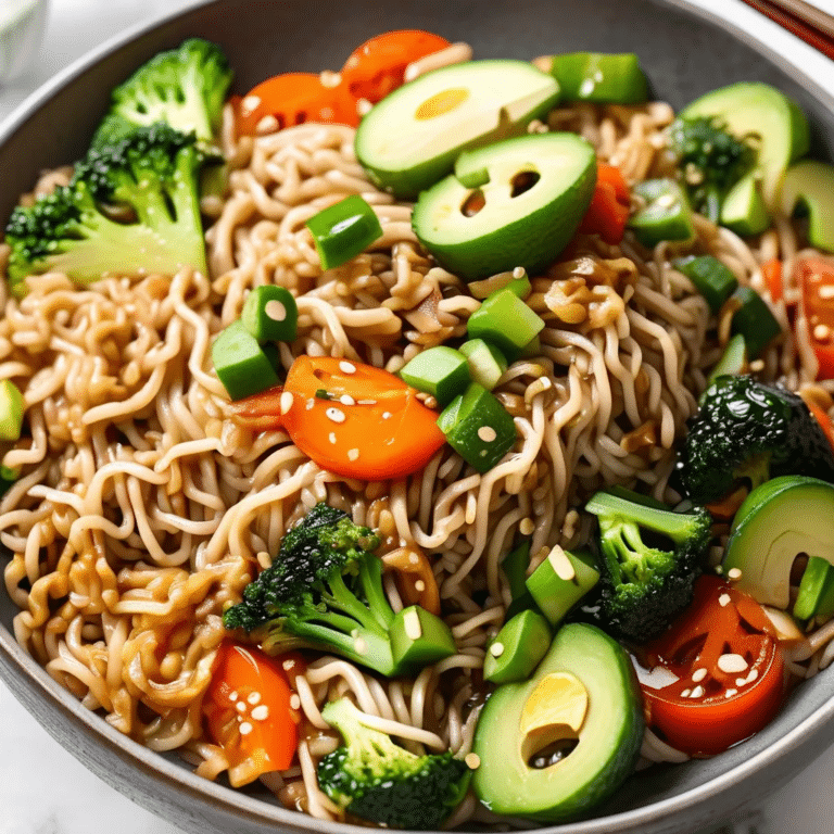 Ramen Noodle Stir-Fry