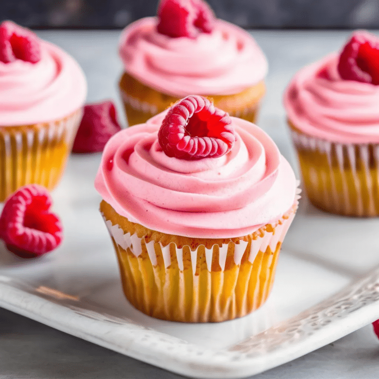 Raspberry Cupcakes