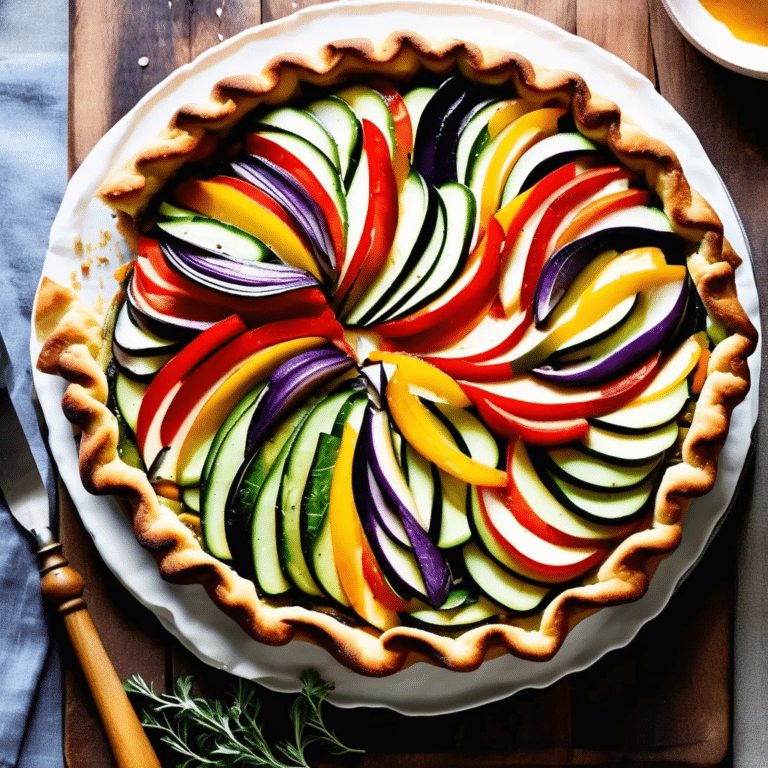 Ratatouille Tart