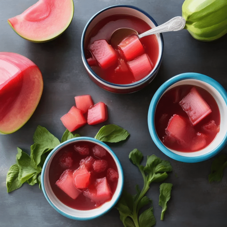 Rhubarb Compote