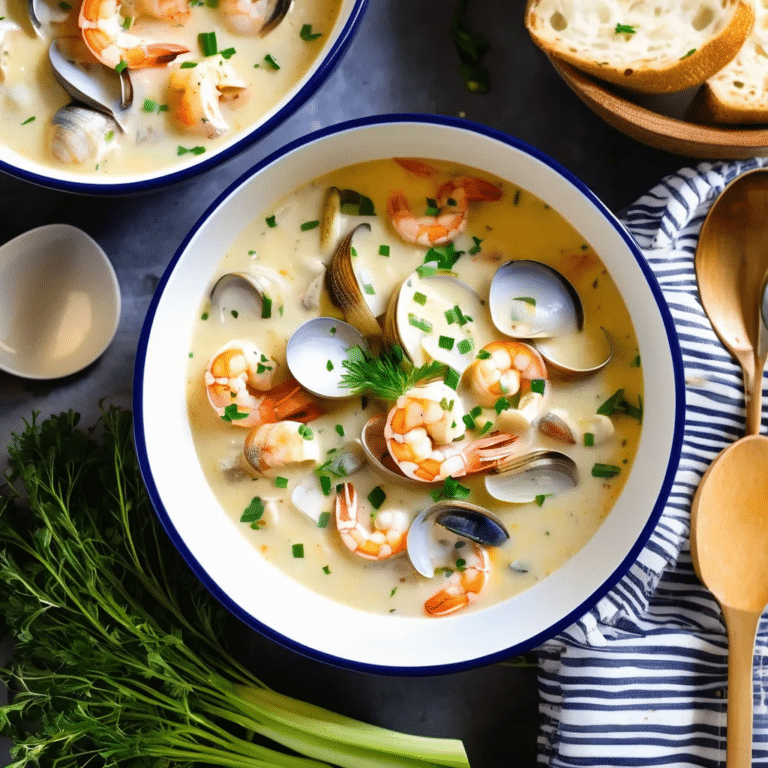 Rich Seafood Chowder