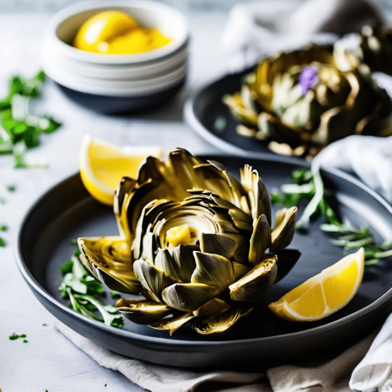 Roasted Artichokes With Lemon Aioli