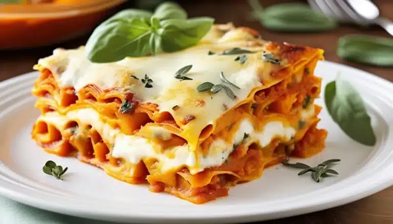 Roasted Butternut Squash Lasagna