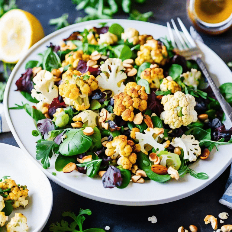 Roasted Cauliflower Salad