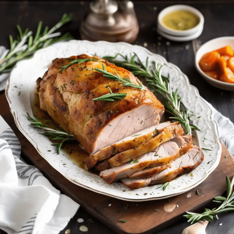 Rosemary Garlic Pork Roast