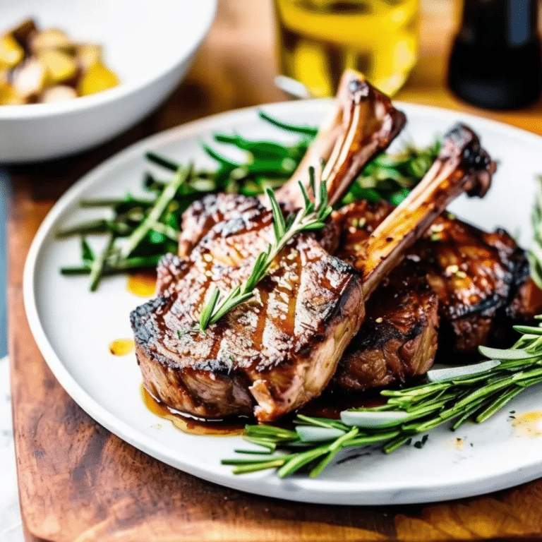 Rosemary Lamb Chops