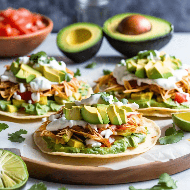 Rotisserie Chicken And Avocado Tostadas