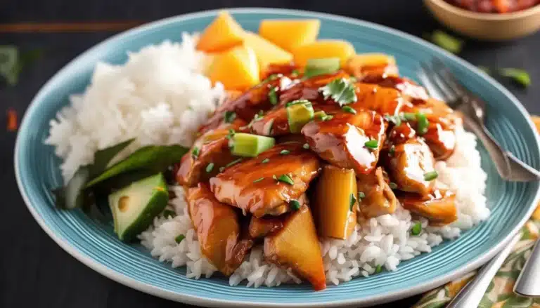 SLOW COOKER HAWAIIAN CHICKEN