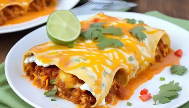 SOUR CREAM ENCHILADAS