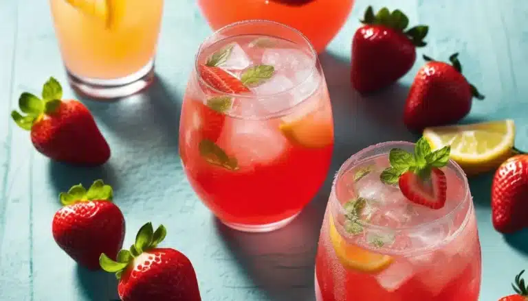SPARKLING STRAWBERRY LEMONADE