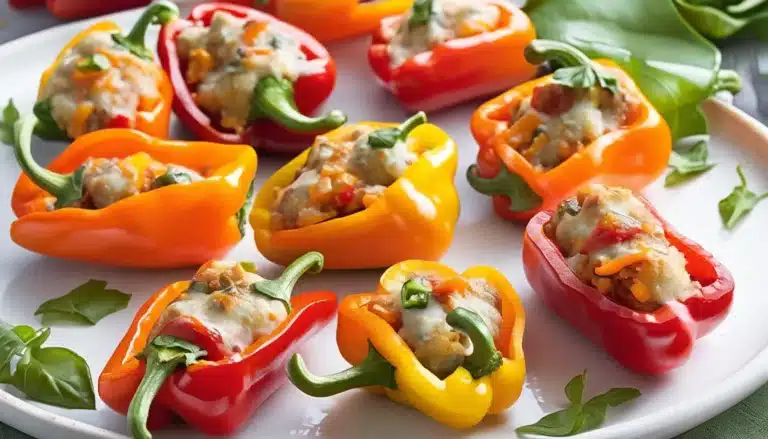 SWEET PEPPER POPPERS