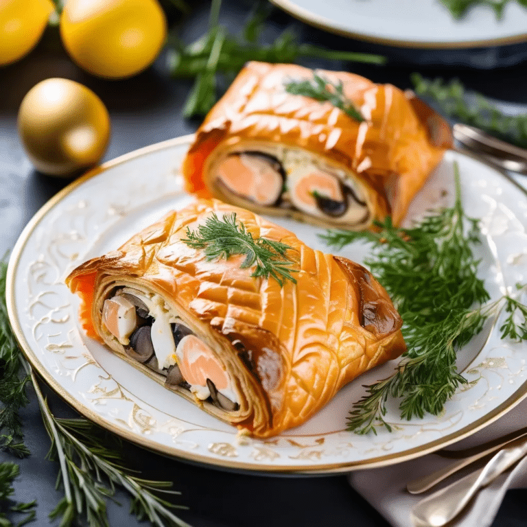 Salmon Coulibiac
