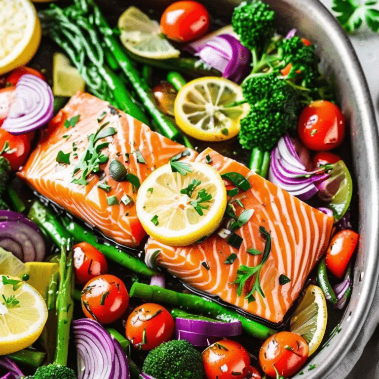 Salmon Veggie Packets
