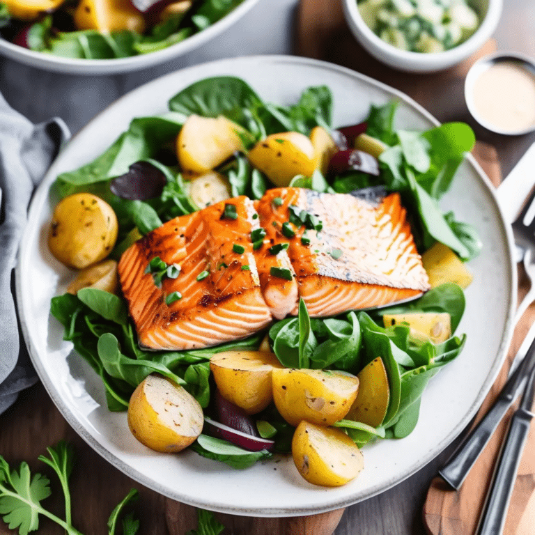 Salmon and Spud Salad