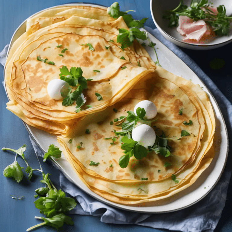 Savory French Crêpes