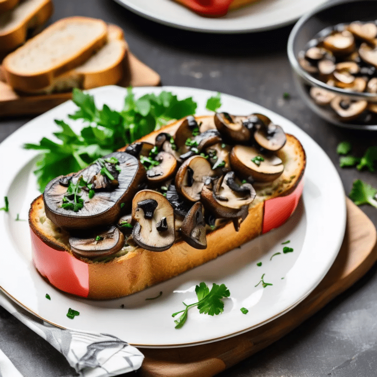 Savory Mushroom Toast
