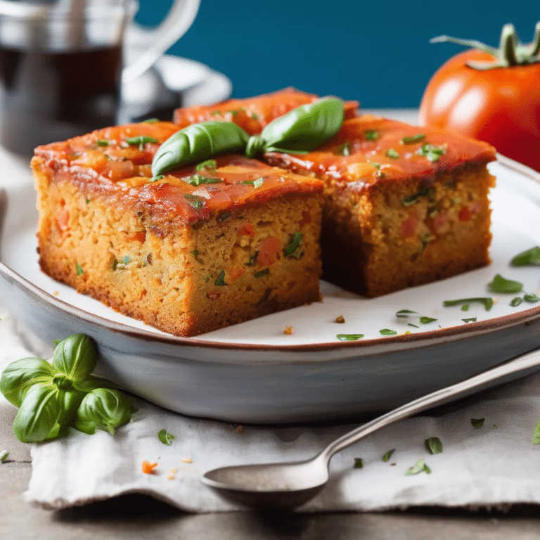 Savory Tomato Soup Snacking Cake