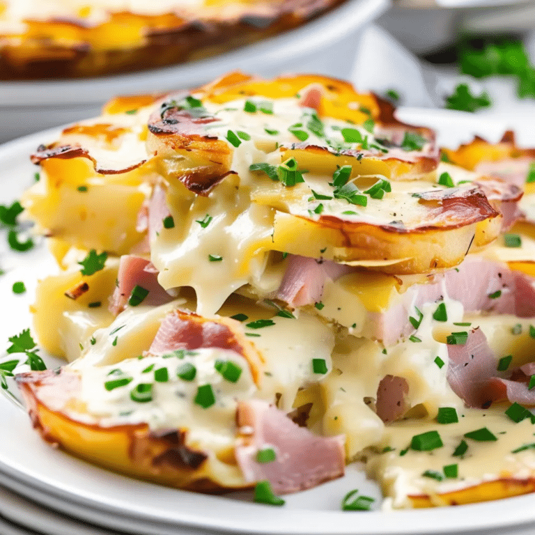 Scalloped Potatoes And Ham