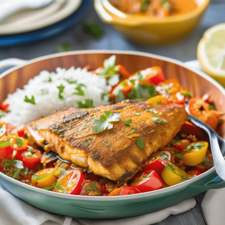 Seared Catfish Creole