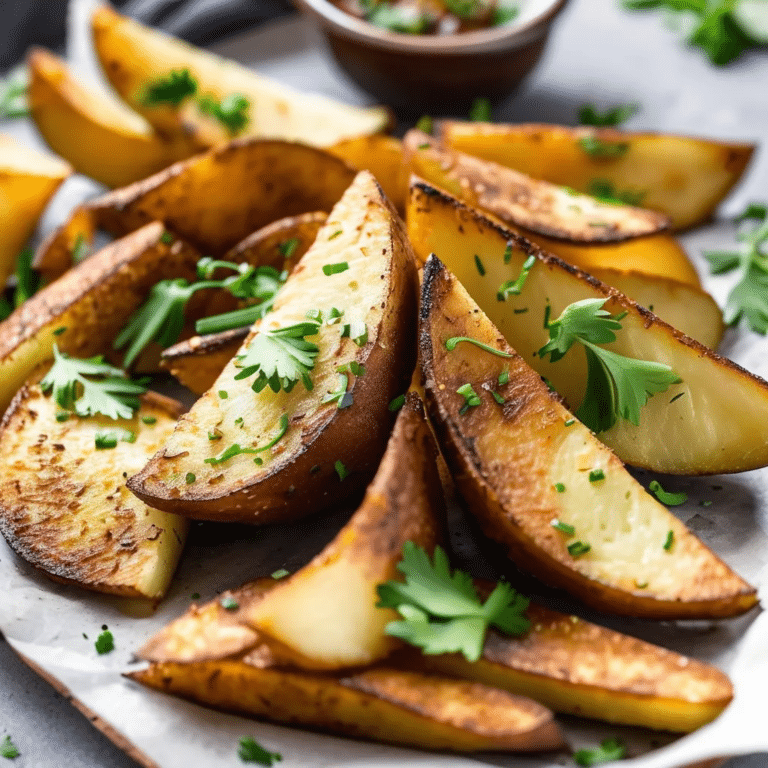 Seasoned Yukon Gold Wedges