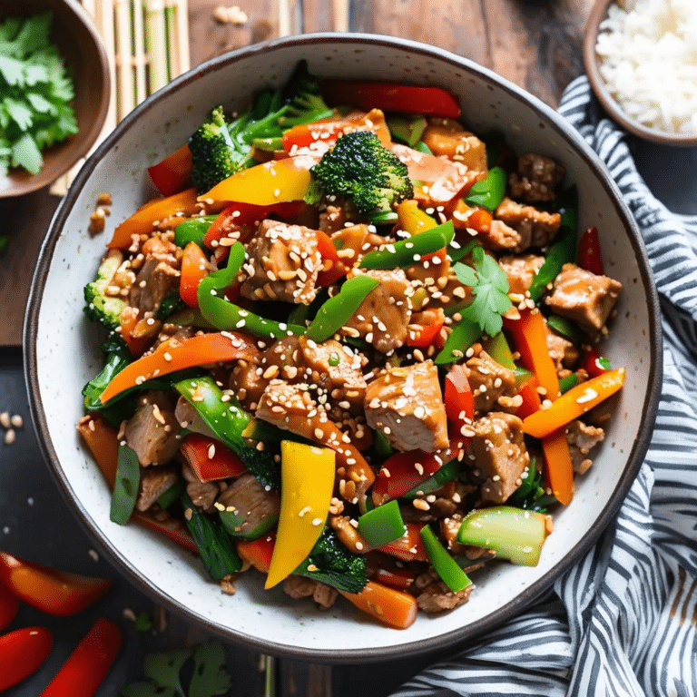 Sesame Turkey Stir-Fry