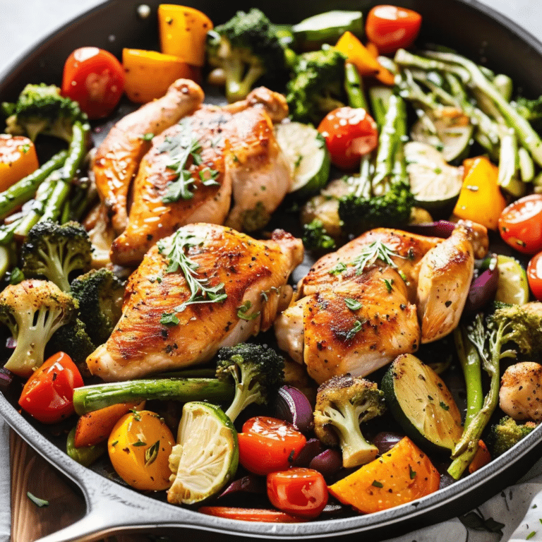 Sheet-Pan Chicken And Veggies