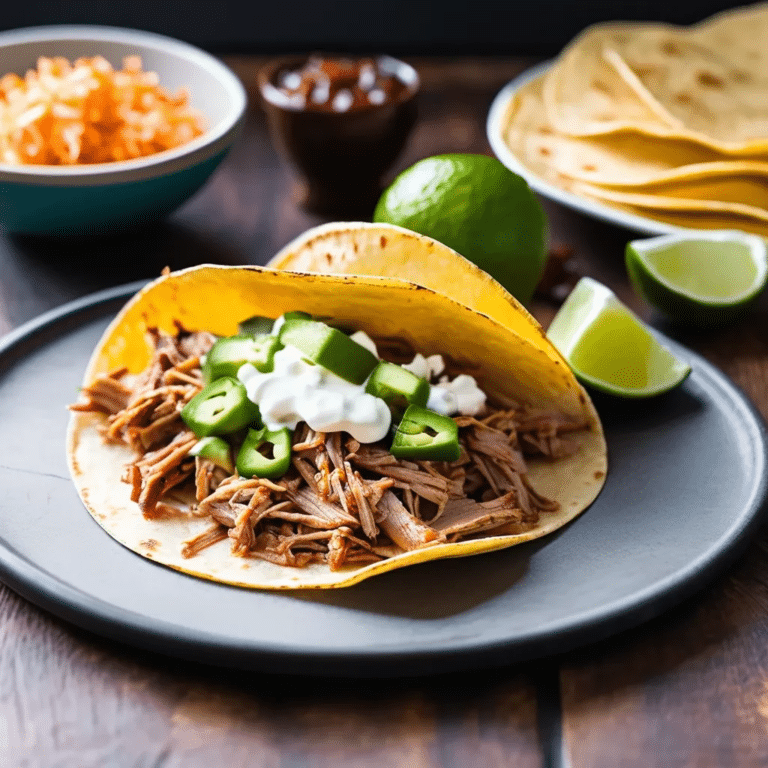 Shredded Pork Tacos