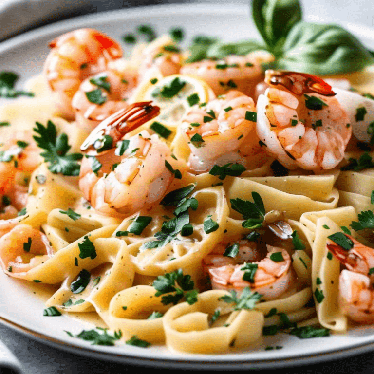 Shrimp And Scallop Pasta