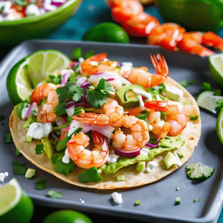 Shrimp Tostadas