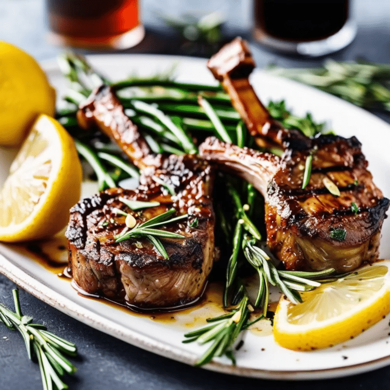 Simple Grilled Lamb Chops