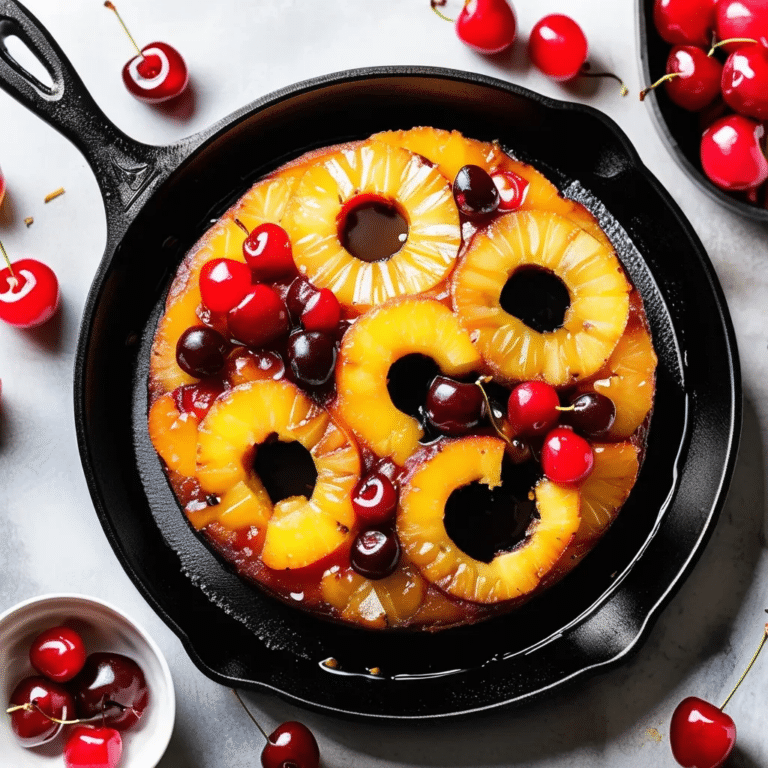 Skillet Pineapple Upside Down Cake