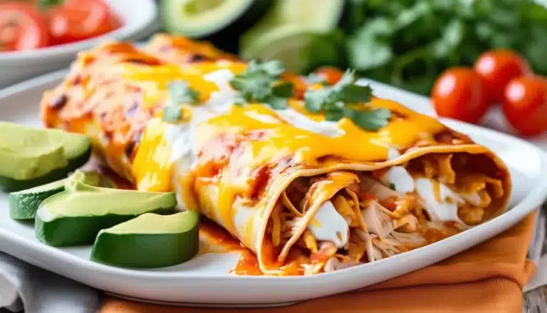 Skinny Chicken Enchiladas