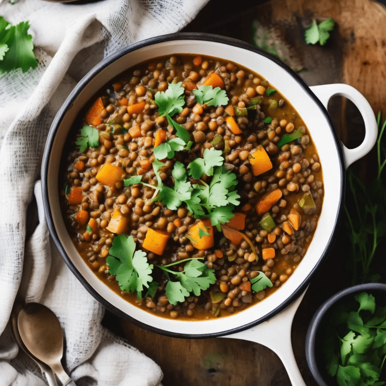 Slow-Cooked Lentil Stew