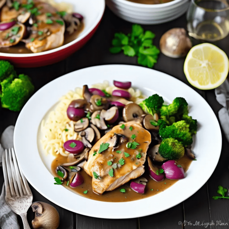 Slow Cooker Chicken Marsala
