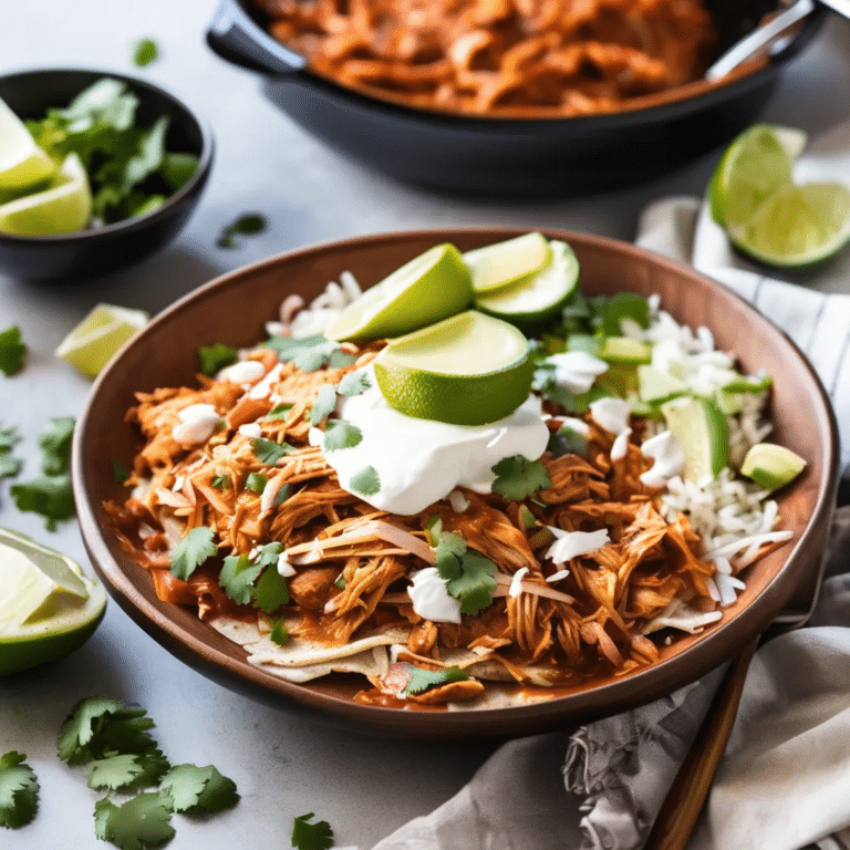 Slow-Cooker Chicken Tinga