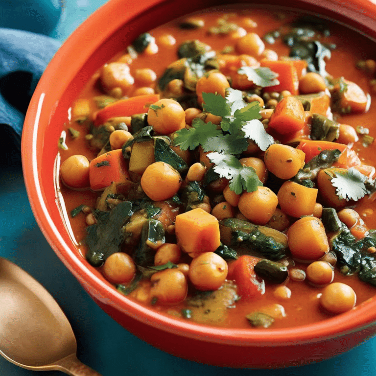 Slow-Cooker Chickpea Tagine