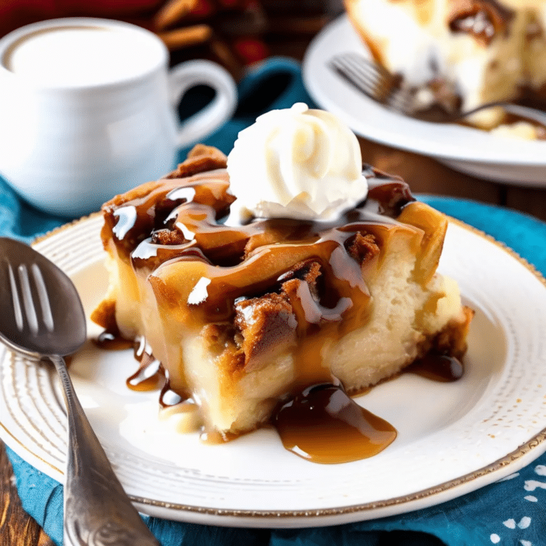 Slow-Cooker Cinnamon Roll Pudding