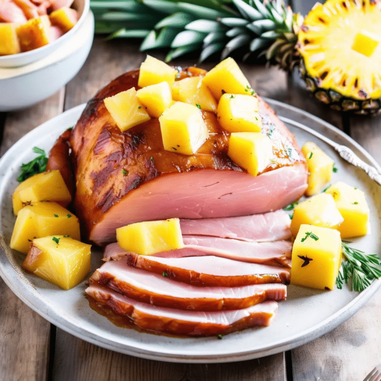 Slow Cooker Ham With Pineapple