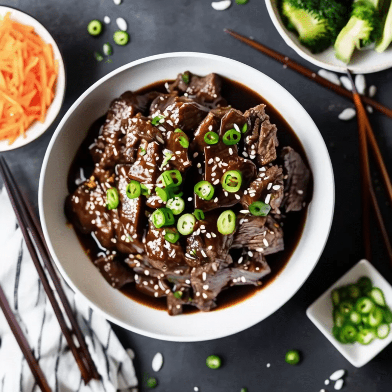 Slow Cooker Korean Beef