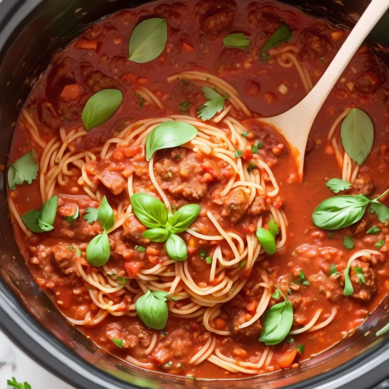 Slow Cooker Spaghetti Sauce