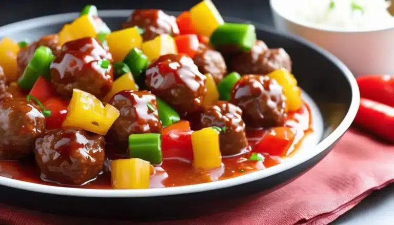 Slow Cooker Sweet And Sour Meatballs