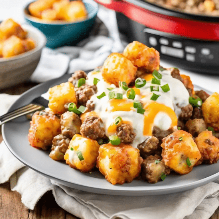 Slow-Cooker Tater Tot Casserole