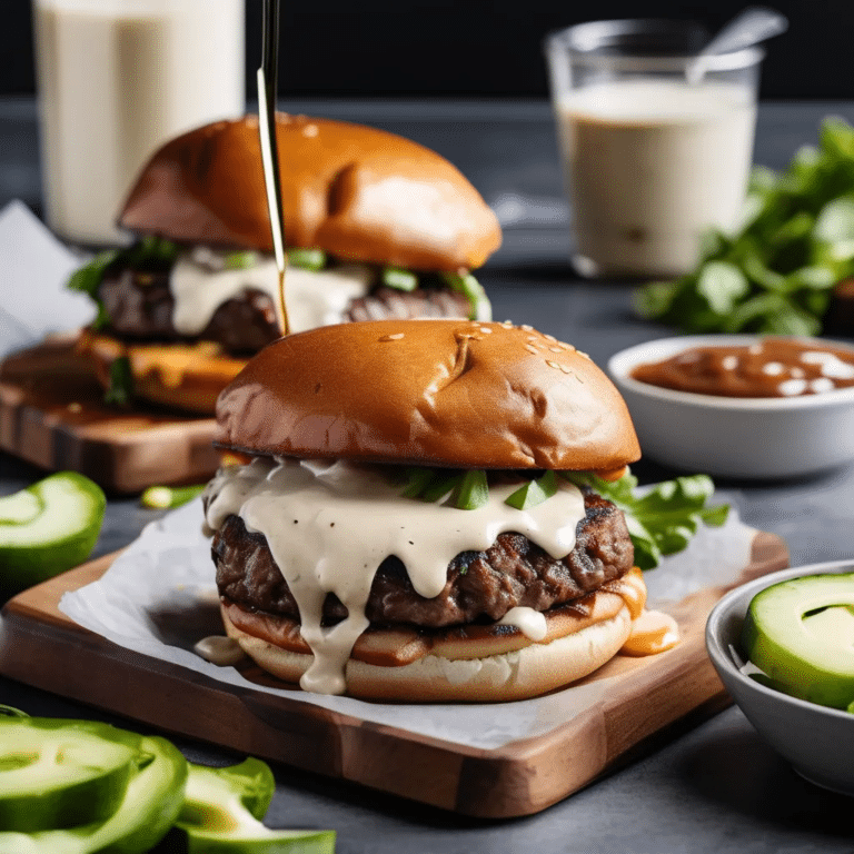 Smash Burgers With House Sauce