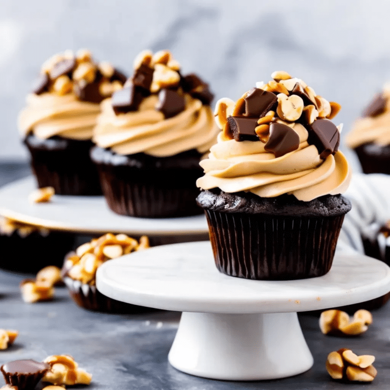 Snickers Cupcakes