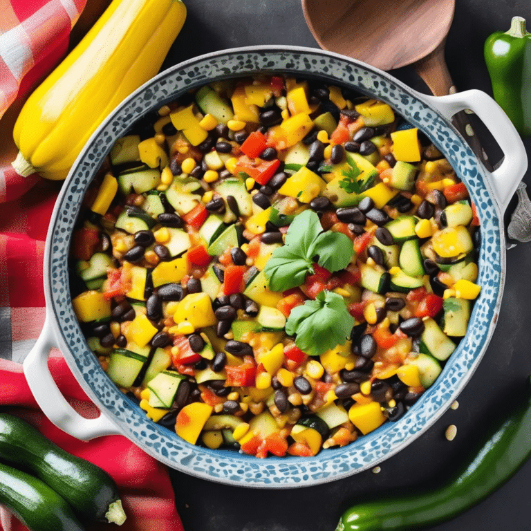 Southwest Squash Casserole