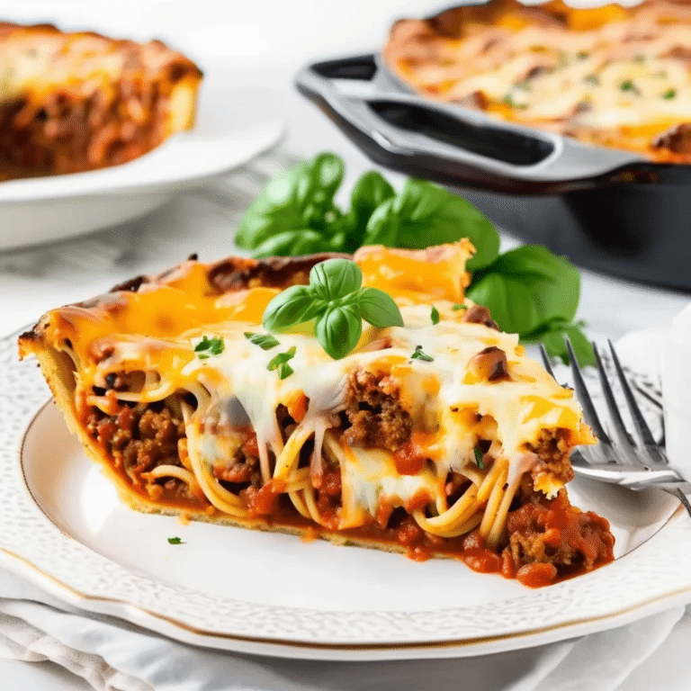 Spaghetti Pie