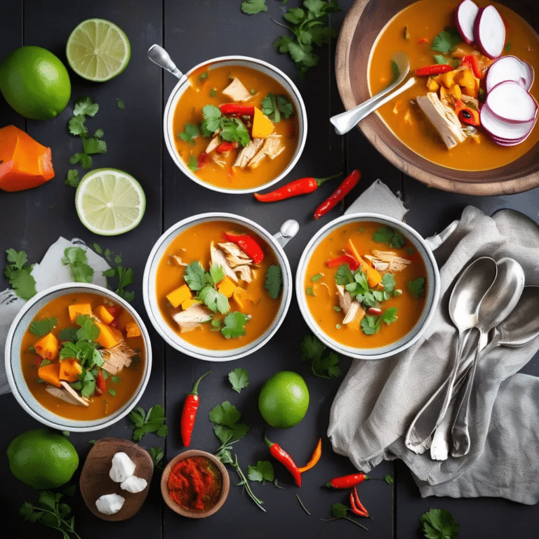 Spicy Caribbean Chicken Soup