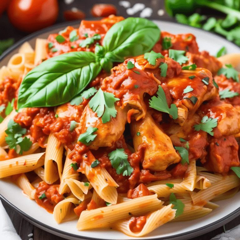 Spicy Chicken Pasta